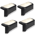 thumbnail image 1 of 4-Pack Solar Step Lights - For Decks, Docks, Steps, Porches, Passages, Stairs, Railings, 1 of 5