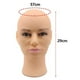 thumbnail image 2 of Cabeza de PVC masculina profesional de cosmetología para hacer pelucas, exhibir pelucas, anteojos, Color de piel, 2 of 7