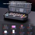 thumbnail image 2 of 10 en 1 Compatible con Nintendo Switch 2 Paquete de accesorios, kit de estuche rígido portátil para viajes, 2 protectores de pantalla, 1 funda protectora, 4 tapas para pulgares, 1 bolso de mano, 2 of 7