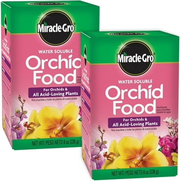 Miracle-Gro Water Soluble Orchid Food, 8 oz., 2-Pack