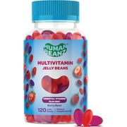 Human Beanz Immune Support Multivitamins Jelly Beans Berry Blast Flavor Kosher 120 Count
