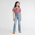thumbnail image 3 of Levi Strauss Signature Girls Fray Edge Flare Jean, Size 5-18, 3 of 10