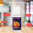 thumbnail image 3 of Sexy Things Lubricante a base de agua con sabor 30ml 4 en 1 Lubricante para Masaje Efecto Calor Íntimo (Fresa Kiwi), 3 of 4