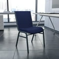 thumbnail image 2 of Flash Furniture Hercules Series Adult Heavy-Duty Fabric Stack Chairs with Arms, Set of 4, Blue Dot, 2 of 11