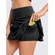 thumbnail image 5 of Falda CRZ YOGA Deportiva Plisada de Tenis Cintura Alta Negra, 5 of 7