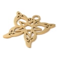 thumbnail image 2 of 304 Stainless Steel Pendants Butterfly with Star Charms Golden 40x40x1.5mm Hole: 4.8mm DIY, 2 of 3