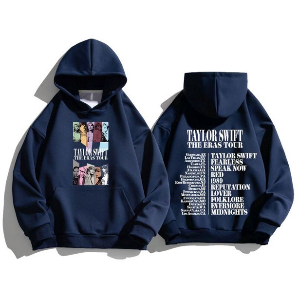Sudadera con capucha con estampado de Taylor The Eras para hombres y mujeres, sudaderas con capucha de la gira, sudaderas con capucha para niños, niñas, álbum de medianoche, ropa de otoño e invierno xuanjing unisex
