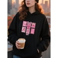 thumbnail image 4 of Inspirational Pink Ribbon Hoodie Breast Cancer Awareness Pullover Sweatshirt for Women and Men Unisex Support Hoodie for Survivors Fighters October Awareness Events, 4 of 5