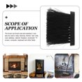 thumbnail image 5 of OFFIGAM 2Pcs Fireplace Hand Broom Replacement Head Plastic Daily Use Tools, 5 of 5
