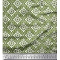 thumbnail image 1 of Soimoi Velvet Fabric Floral Block Print Fabric by Yard 58 Inch Wide, 1 of 3