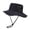 Black, variant on Breathable Wide Brim Boonie Hat for Outdoor Activities Lightweight Travel Fishing Mesh Cap Blue