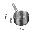 thumbnail image 1 of Lefu 100ML Pot Gravy Stainless Steel Milk Pot Mini Sauce Pan Non Stick Small Saucepan, 1 of 7