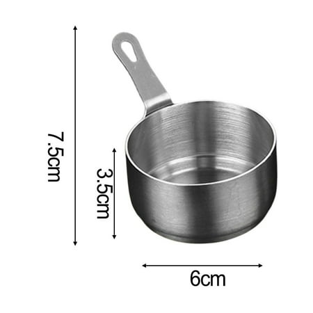 

Stainless Steel Milk Pan Small Pot for Gravy and Sauce 100ML Non Stick
