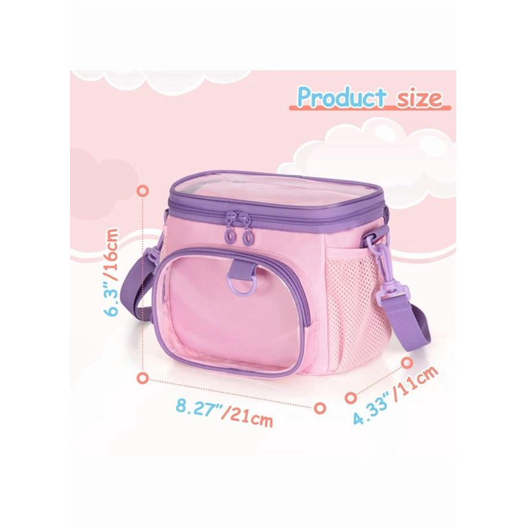 Kids Bike Basket - Adjustable Handlebar Bag, Waterproof With Zipper For Bikes & Scooters