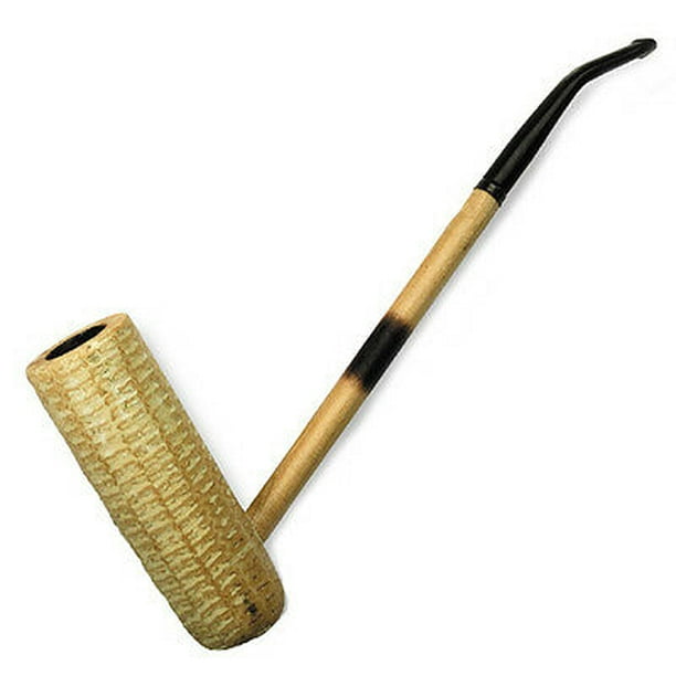Missouri Meerschaum MacArthur Bent Stem Long Corn Cob Tobacco Smoking