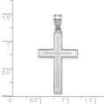 thumbnail image 2 of 14k White Gold Cross Pendant, 2 of 2