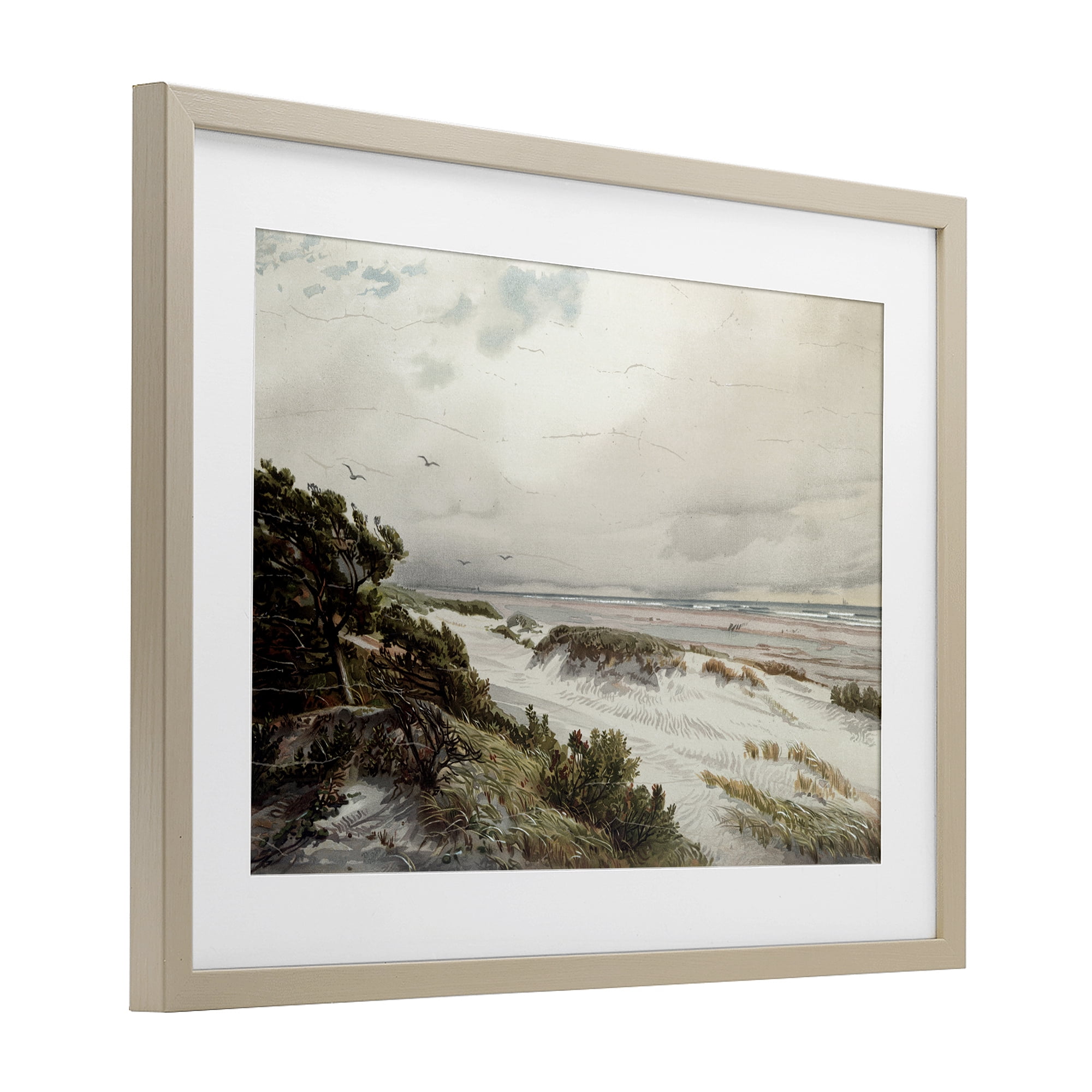 Stupell Industries Bountiful Success Beach Birch Framed Print Under Glass, design by Lula Bijoux & co.