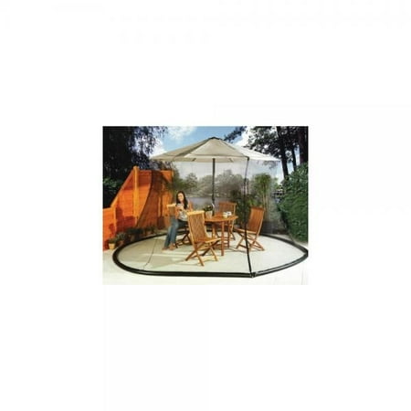 Umbrella Mosquito Net Canopy Patio Set Screen House Black