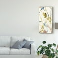 thumbnail image 3 of Trademark Fine Art 'Flower Drip Triptych I' Canvas Art by Jennifer Goldberger, 3 of 4