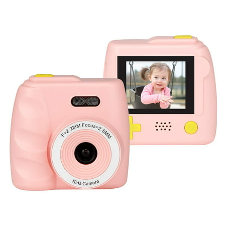 Kids Camera Gifts for 4-8 Year Old boys or girls, Great Gift Mini Child Camcorder for children with Soft Silicone Shell and 5 Mega pixel front lens 2.0 inch HD screen (32G TF card not