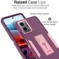 thumbnail image 5 of CoverON For Motorola Moto G 5G (2024) / Moto G Play 5G 2024 Case, Military Grade Heavy Duty Full Body Phone Kickstand Cover, Violet Purple, 5 of 9