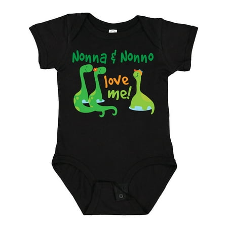 

Inktastic Nonna and Nonno Love Me Gift Baby Boy Bodysuit