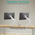 thumbnail image 2 of WALI Bras de Moniteur Ultra-Grand pour Écrans Incurvés Robustes de 13 à 49 Pouces, Support de Bureau à Ressort à Gaz Réglable avec 2 Ports USB 3.0, Supporte 3, 2 of 9