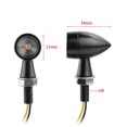 thumbnail image 3 of Dww-applicable Kawasaki Suzuki Yamaha Flash, Motorcycle Led Mini Retro Signal Metal Turn Signals., 3 of 5