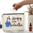 thumbnail image 3 of Bolsa de cosméticos Decohim, divertida, regalo para madrina, para mujer, de algodón, 3 of 6