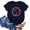 11-Navy, variant on Womens Tshirts Cotton Loose Fit Soft Patterns Lightweight Plus Size Slack Trending Crew-Neck Short Sleeve Mit Muster Graphic Tees for Women Trendy Wine Size S