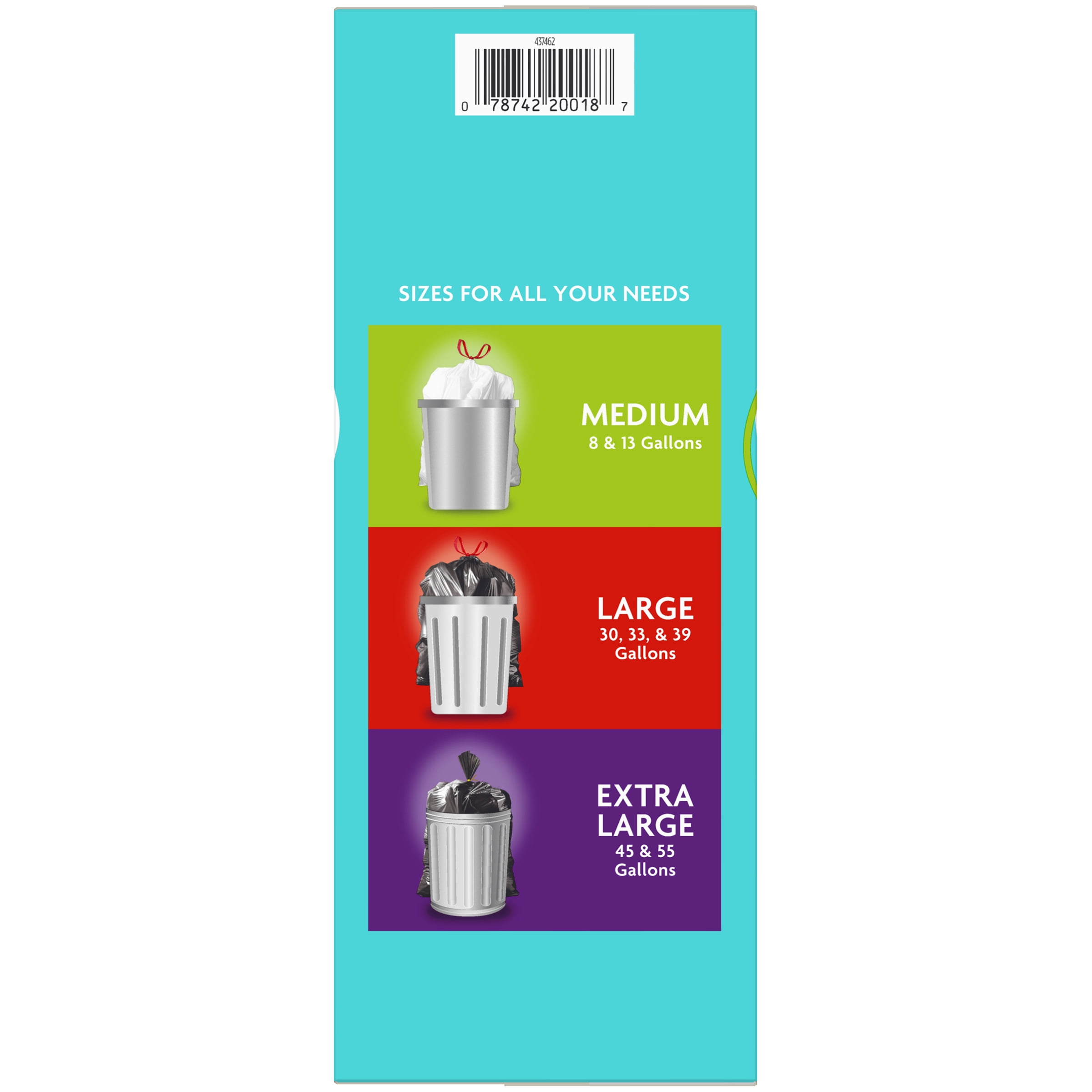New Scented Garbage Trash Bags 4, 7, 8, or 13 Gallon - Rose Vanilla Lemon,  More - Redstag Supplies