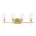 thumbnail image 3 of CO-Z Wall Sconce Vanity Light with Glass Shade, Antique Brass 1-Light 7 to 12 Inches, 3 of 5