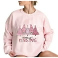 thumbnail image 2 of LEAVINGSUO Christmas, Womens Plus Size Tops Women Fashion Christmas Print Crewneck Long Sleeve Loose Sweatshirt Tops, 2 of 4