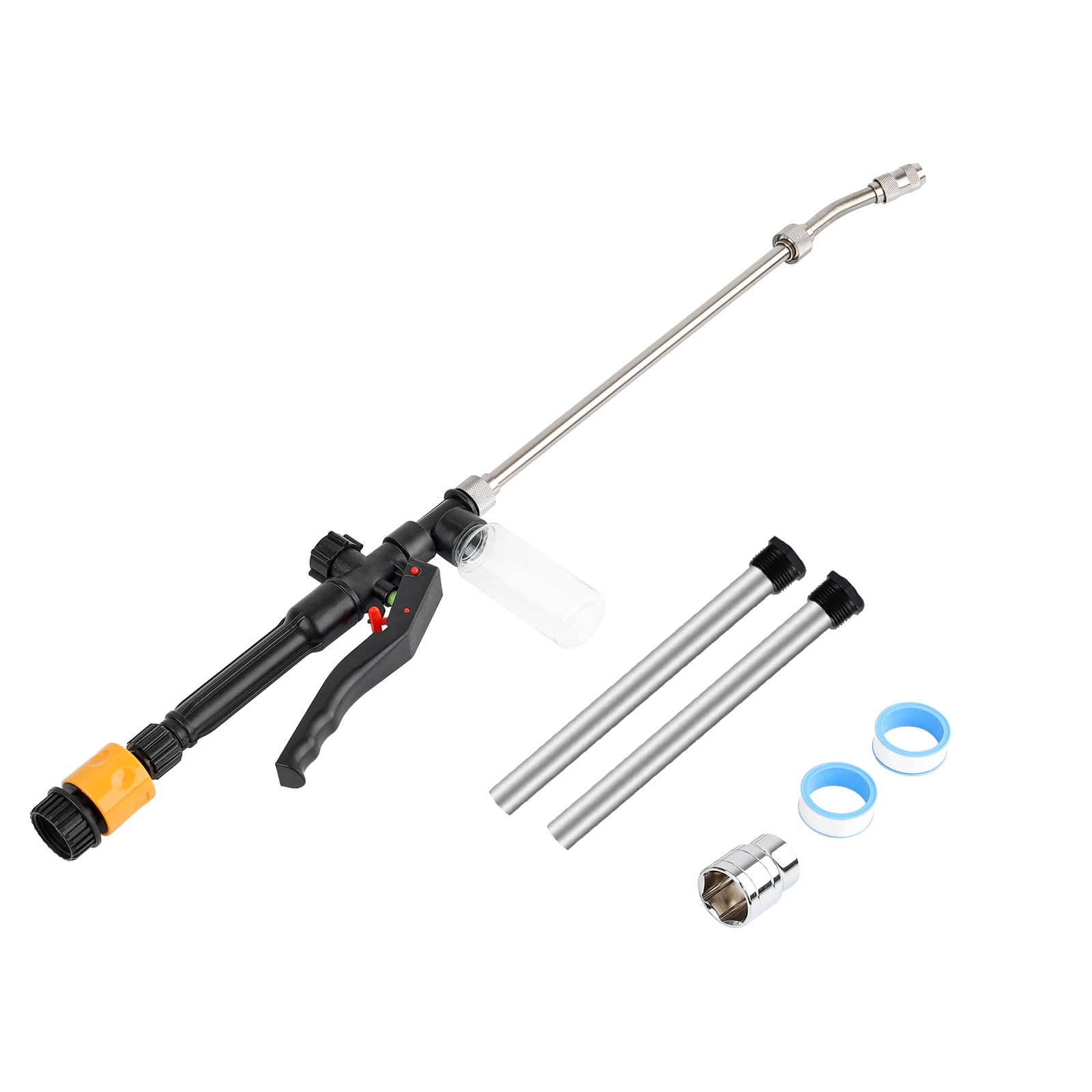 AUTOXBERT Set RV Water Heater Magnesium Anode Rod & Tank Flush Wand Rinser 9.25"L x 3/4"NPT Thread for Suburban 232767
