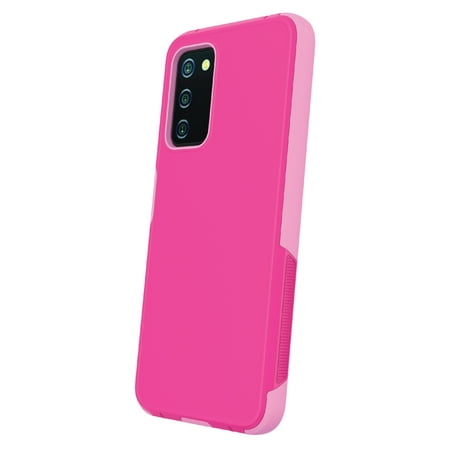 onn. Slim Rugged Phone Case for Samsung Galaxy A03s - Pink