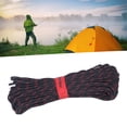 thumbnail image 4 of Parachute Rope, Soft and Strong Paracord High Load Capacity Light Weight  for Tent Black,Black Red, 4 of 7