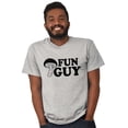 thumbnail image 3 of Fun Guy Fungi Mushroom Nerdy Geeky Men's Graphic T Shirt Tees Brisco Brands S, 3 of 5
