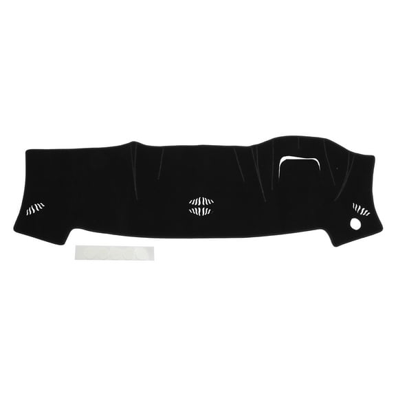 Unique Bargains Dash Cover for Nissan Titan 2016-2022 Dash Board Mat Ultra Soft Non-Slip Dash Cover Mat Polyester Center Console Dashboard Cover Pad Carpet Black