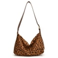 thumbnail image 1 of Bolso Mano Niche Con Leopardo Mujer Informal Gran Capacidad K (marrón), 1 of 9