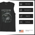 thumbnail image 6 of Freedom Isn’t Free Eagle Muscle Shirt Patriotic American Bird Prey DD 214 POW MIA Military Hero Veterans Day Men's, 6 of 7