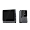 thumbnail image 1 of 4.3 Inch IPS Screen 2.4G Wireless Visual Intercom Doorbell with Screen, Wireless Smart High-definition Video Monitoring Intelligent Doorbell Two-Way intercom for Villa Home Office Apartment, 1 of 5