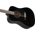 thumbnail image 6 of Fender CD-60 Dreadnought Acoustic Guitar - Black w/ Hard Case, 6 of 8