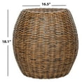 thumbnail image 3 of SAFAVIEH Remi Modern Rattan End Table, Brown/Multi, 3 of 4