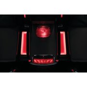 Kuryakyn 2901 Motorcycle Lighting Accessory: Tracer LED Run/Turn/Brake Light Saddlebag Support Inserts for 2014-20 Harley-Davidson Motorcycles, Gloss Black, 1 Pair