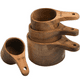 thumbnail image 2 of Juego de Tazas y Cucharas Medidoras de Madera Sólida Medidas Grabadas Perfecto para Hornear y Cocinar Ideal para Chefs y Cocineros Caseros, 2 of 5
