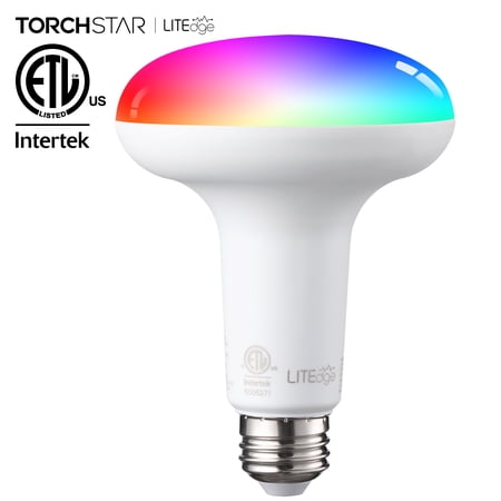 TORCHSTAR BR30 Smart LED Light Bulbs  60W Equiv  E26 Base  Works with Echo Google Home Assistant Siri for Indoors  2000K-5000K RGBCW Full Color Changing WiFi Smart Bulb