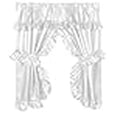 thumbnail image 3 of Carnation Home Fashions FWCD-L/21 "Lauren" Window Curtain with Ruffled Valance, White, 3 of 3