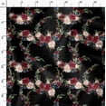 thumbnail image 3 of Soimoi Green Poly Georgette Fabric Peony Floral Decor Fabric Printed Yard 42 Inch Wide, 3 of 6