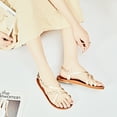 thumbnail image 5 of Ataiwee Women's Flat Slide Sandals - Fashion Casual Braided Toe Ring Cute Summer Shoes., 5 of 7