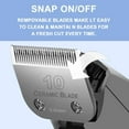 thumbnail image 5 of 2Pack #10 Blade Dog Grooming Compatible with Andis Clippers Carbon Infused Steel Detachable Ceramic Sharp Edge Also Compatible with Wahl / Oster Dog Clippers, 5 of 8
